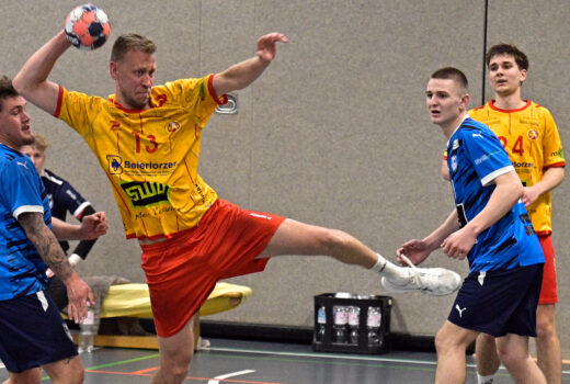 Marc auf'm Kamp im Spiel der zweiten Mannschaft gegen Wülfrath II. Foto: Udo Gottschalk.